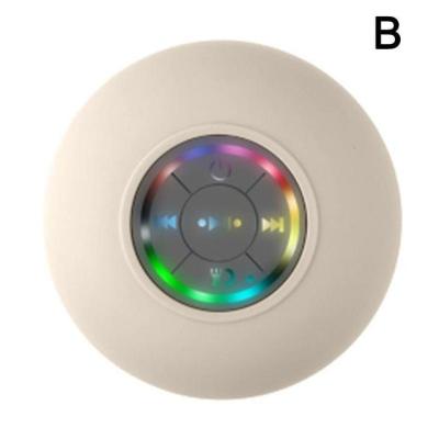 Big Suction Cup Waterproof Bluetooth Speaker LED Light