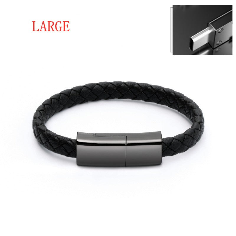 Stylish USB charging bracelet